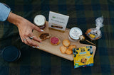 Coffret cadeau d'entreprise l'Apéritif francilien, six spécialités salées d'artisans d'Île-de-France