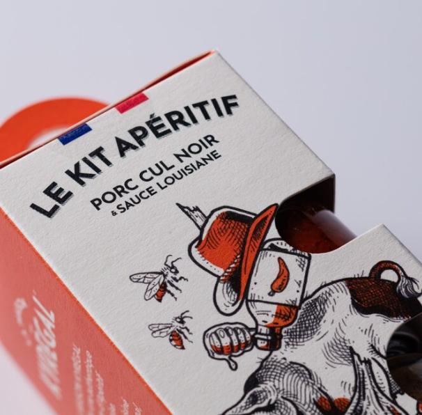 Le Kit Apéritif Porc cul noir & sauce louisiane Kyrëgal