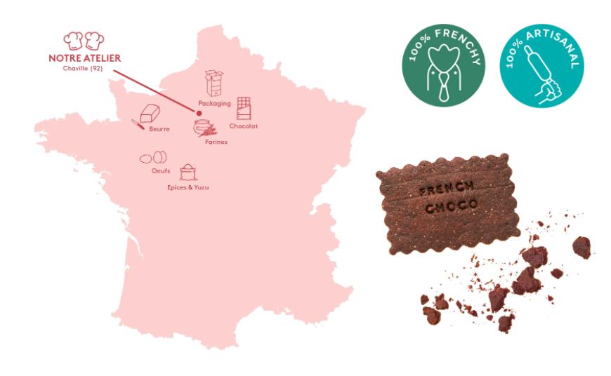 Prêts-À-Déguster sucrés Chocolat Le French Biscuit